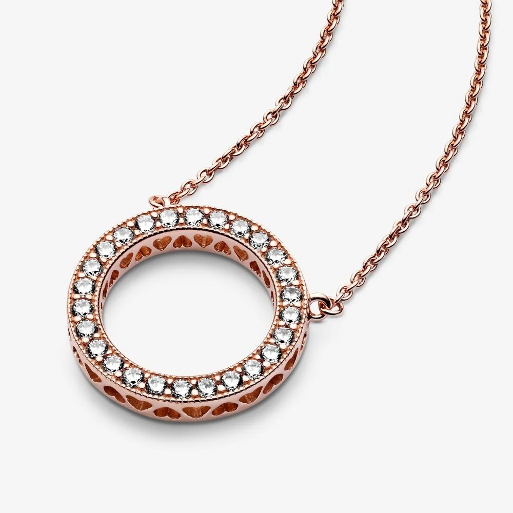 Collana Cerchio scintillante - 580515CZ - Simmi Gioiellerie -Collane