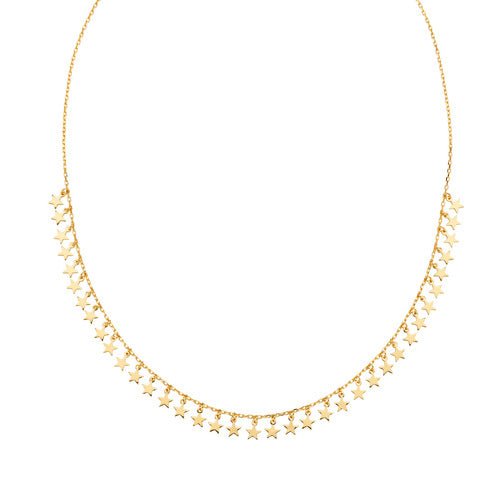 Collana Chandelier in Argento Dorato - CLMSTG - Simmi Gioiellerie -Collane