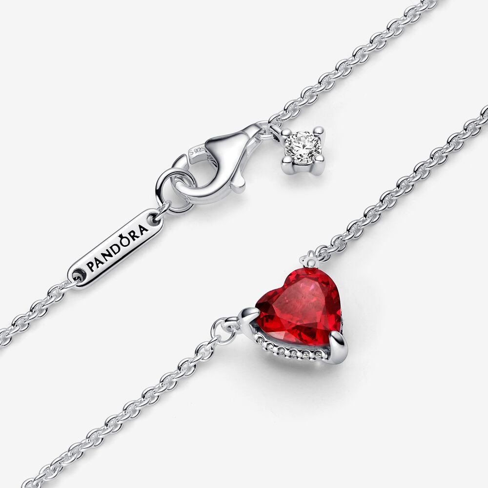 Collana Cuore Rosso - 392542C01 - Simmi Gioiellerie -Collane