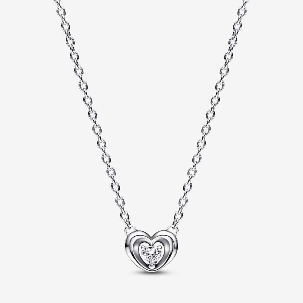 Collana Cuore Splendente con Pietra - 392494C01 - Simmi Gioiellerie -Collane