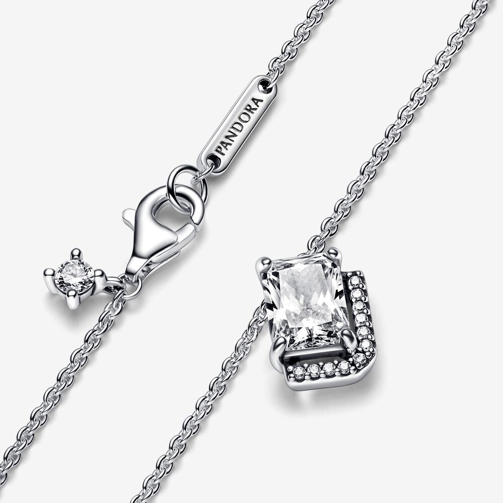 Collana Punto luce Rettangolo - 392388C01 - Simmi Gioiellerie -Collane