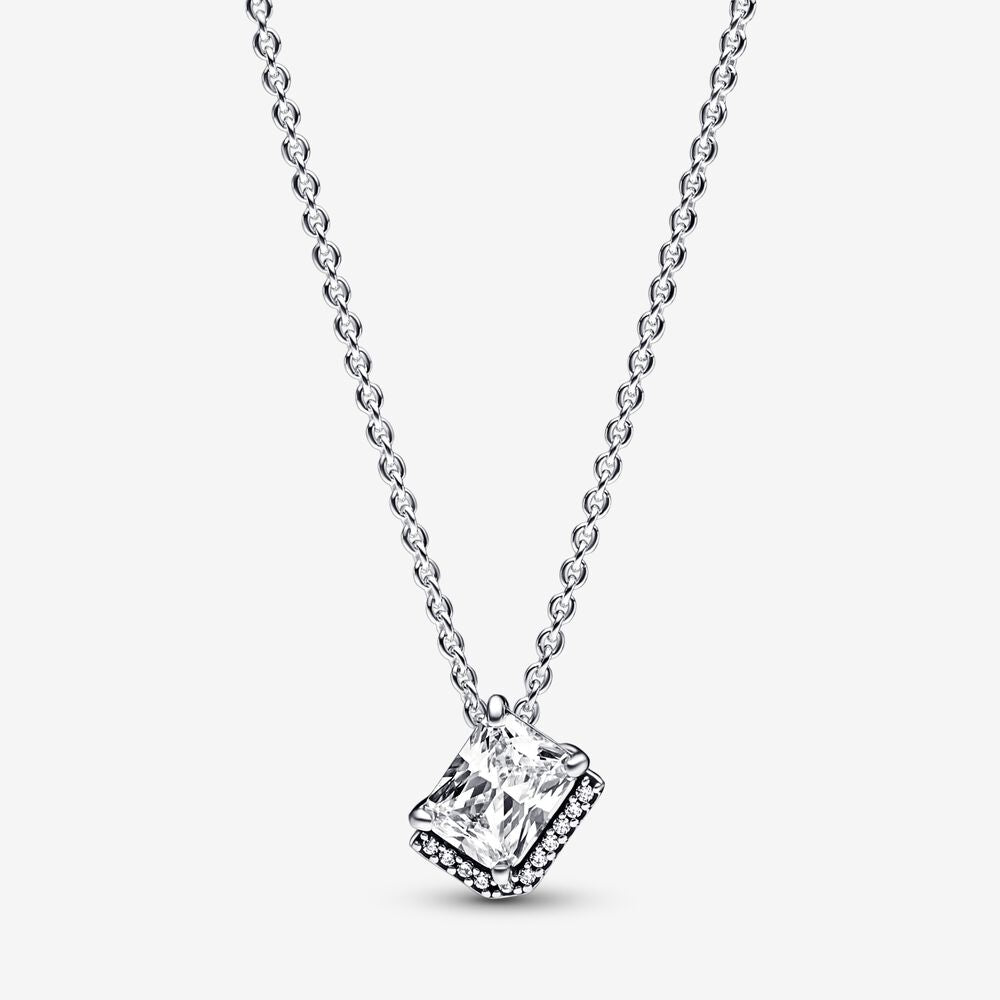 Collana Punto luce Rettangolo - 392388C01 - Simmi Gioiellerie -Collane