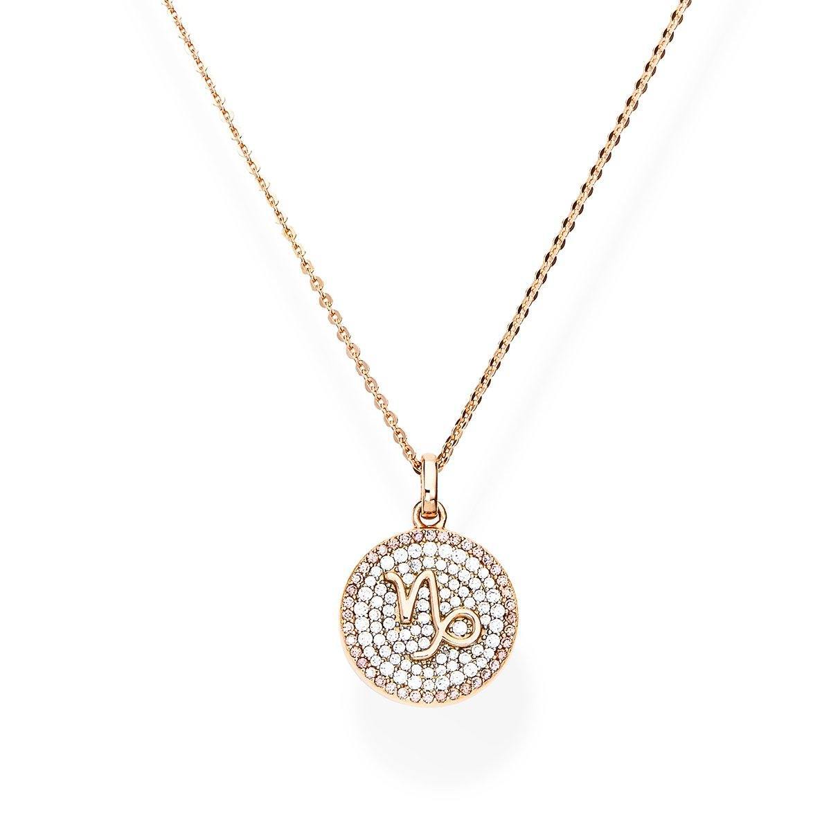 Collana Zodiaco Zirconi Capricorno - CLSZCPRBZ3 - Simmi gioiellerie -Collane