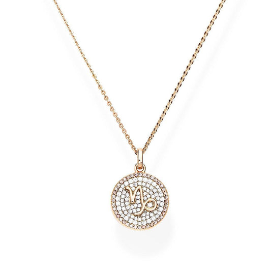 Collana Zodiaco Zirconi Capricorno - CLSZCPRBZ3 - Simmi gioiellerie -Collane