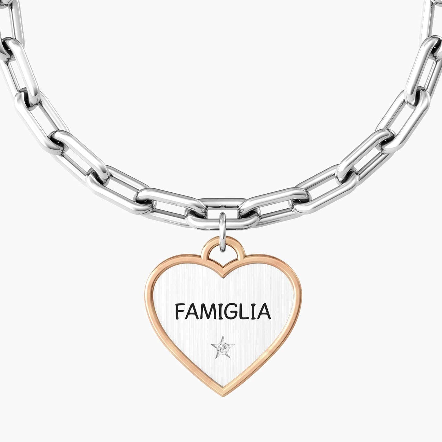 CUORE | FAMIGLIA La felicità è stare con le persone che ami - 731944 - Simmi Gioiellerie -Bracciali