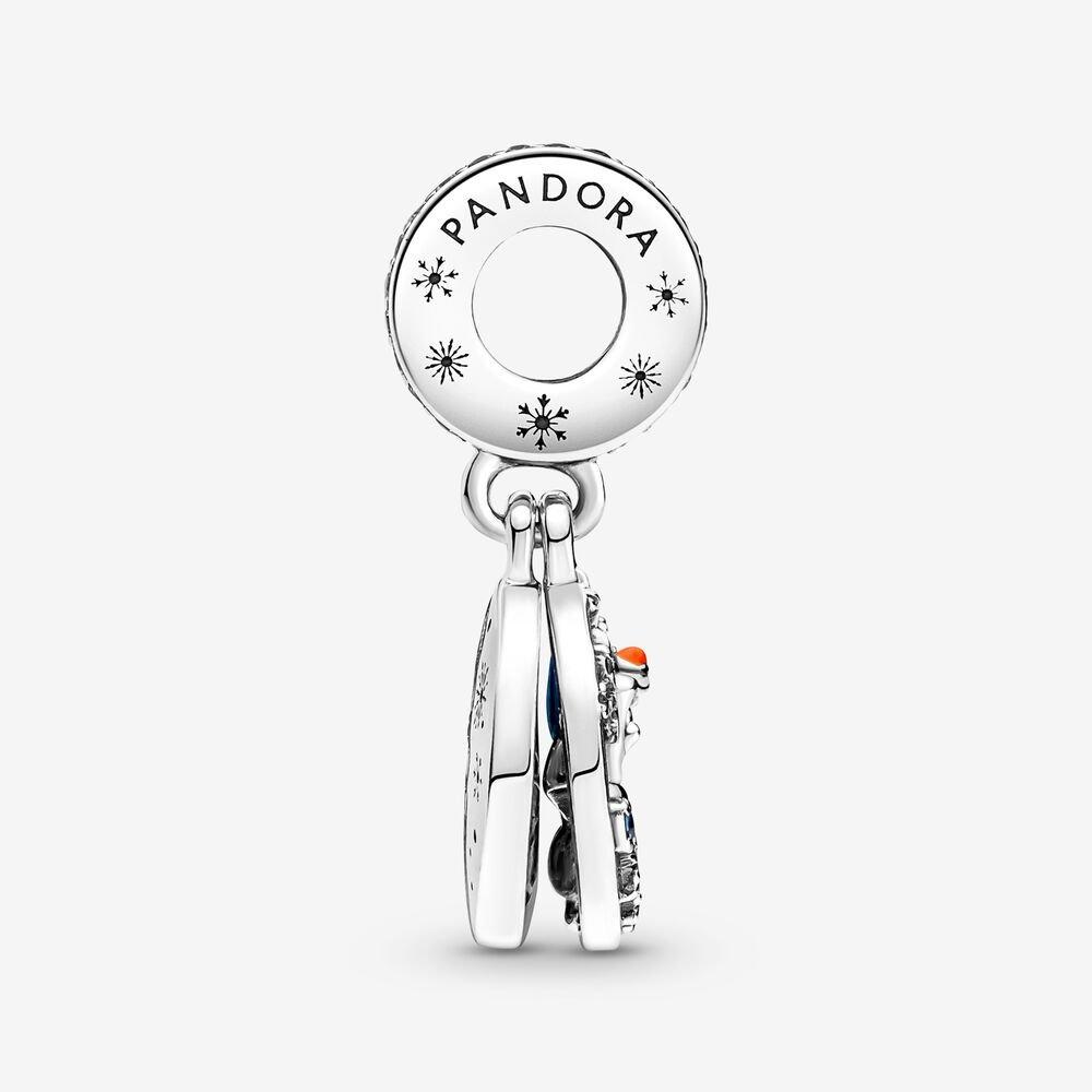 Disney, Frozen, Charm Pendente Olaf nella neve - 799638C01 - Simmi Gioiellerie -Charm