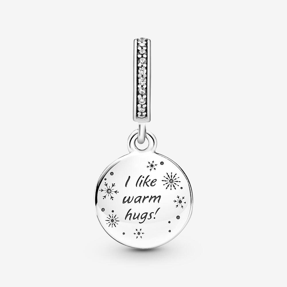 Disney, Frozen, Charm Pendente Olaf nella neve - 799638C01 - Simmi Gioiellerie -Charm