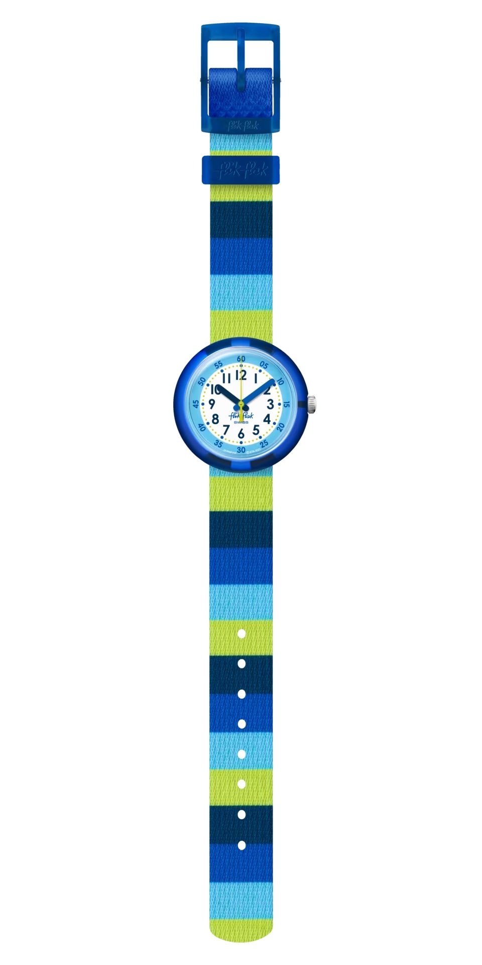 FLIK FLAK COLOR MY LIFE STRIPY BLUE - FPNP112 - Simmi Gioiellerie -Orologi