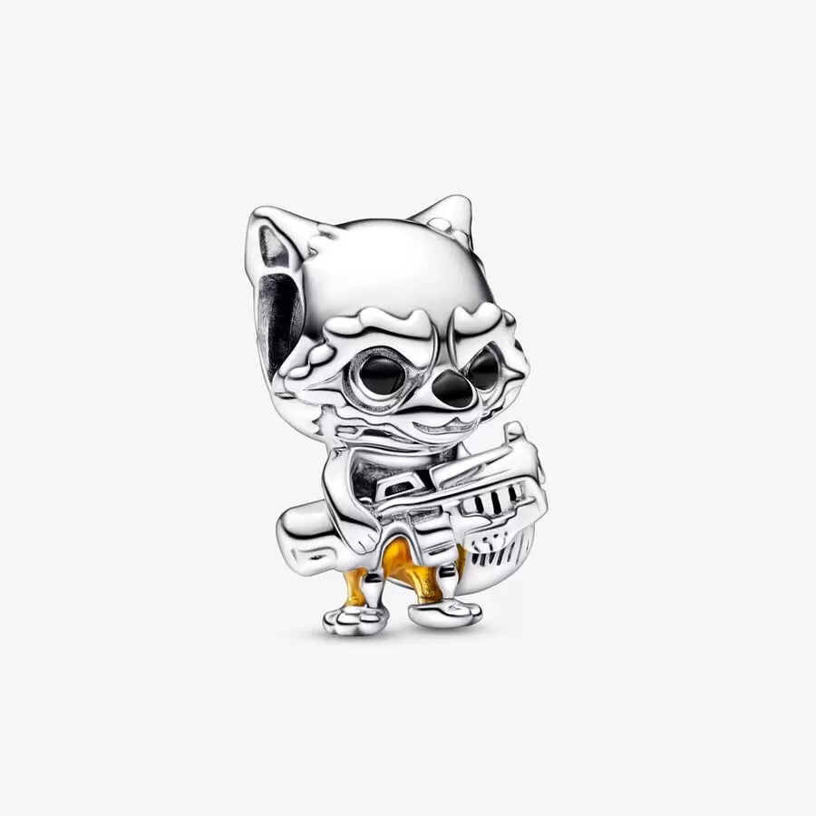 Guardiani della Galassia Marvel, Charm Rocket Raccoon - 792563C01 - Simmi Gioiellerie -Charm