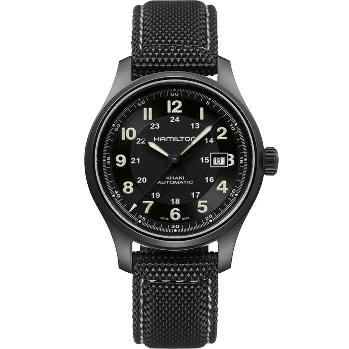 HAMILTON Khaki Field Titanium Auto H70575733 - Simmi Gioiellerie -Orologi