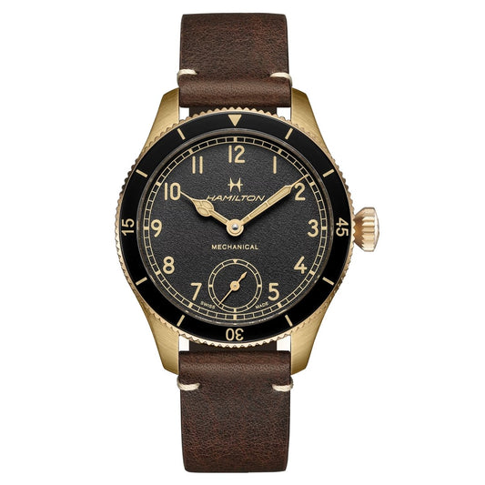 KHAKI AVIATION PILOT PIONEER BRONZE Meccanico | 43mm | H76709530 - Simmi Gioiellerie -Orologi