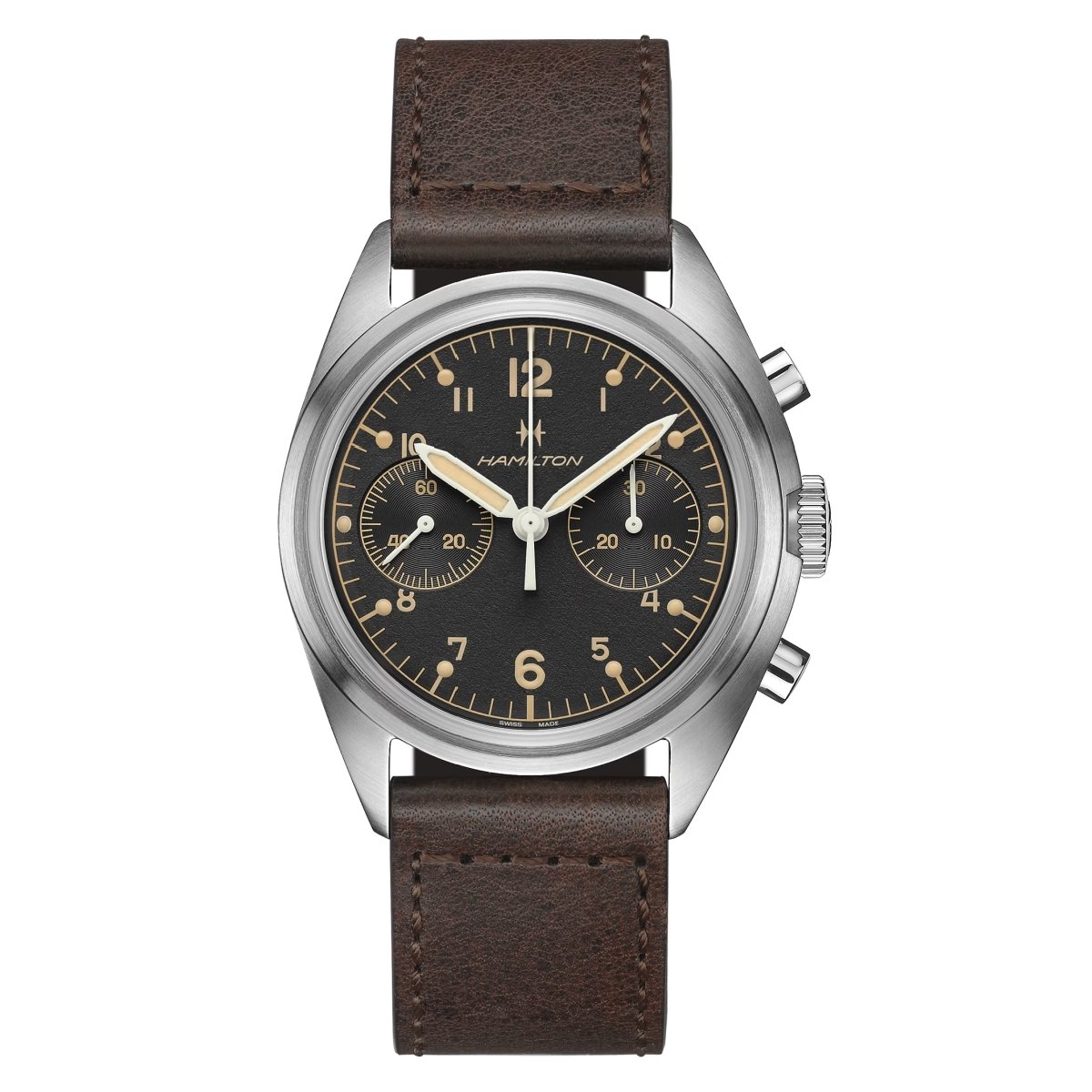 KHAKI AVIATION PILOT PIONEER MECHANICAL CHRONO Meccanico | 40mm | H76409530 - Simmi Gioiellerie -Orologi