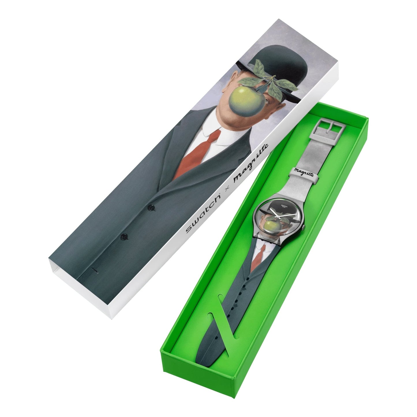 LE FILS DE L'HOMME BY RENE MAGRITTE - SUOZ350 - Simmi Gioiellerie -Orologi