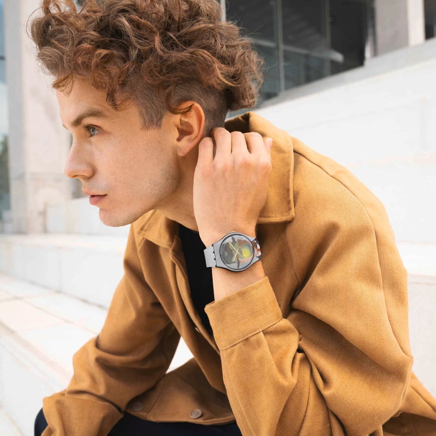 LE FILS DE L'HOMME BY RENE MAGRITTE - SUOZ350 - Simmi Gioiellerie -Orologi