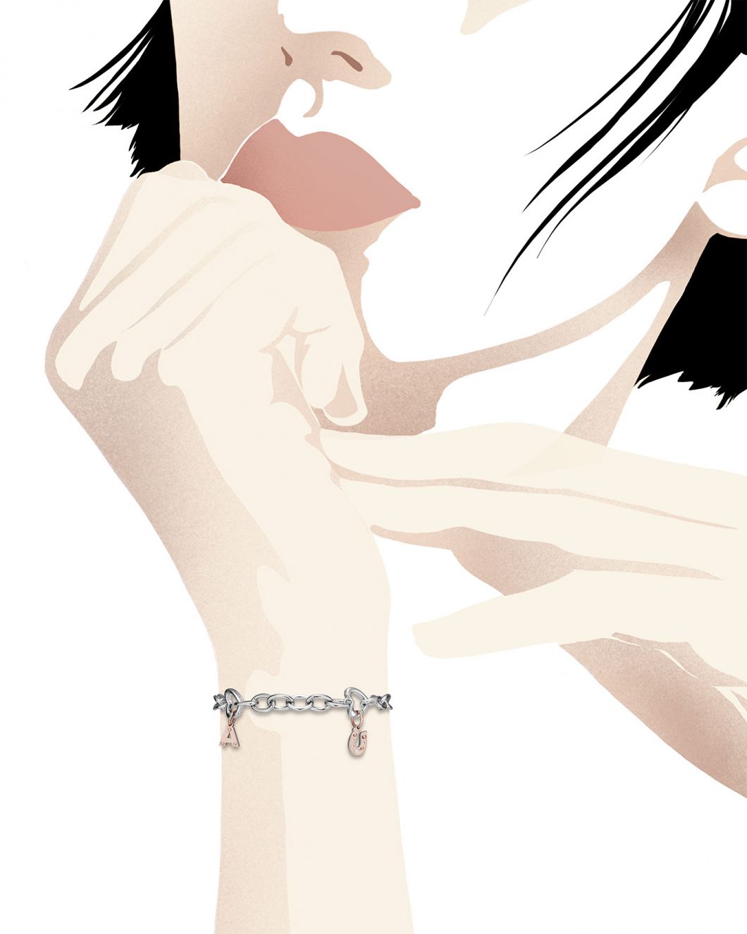 LOCK YOUR LOVE BRACCIALE ARGENTO - Simmi Gioiellerie -