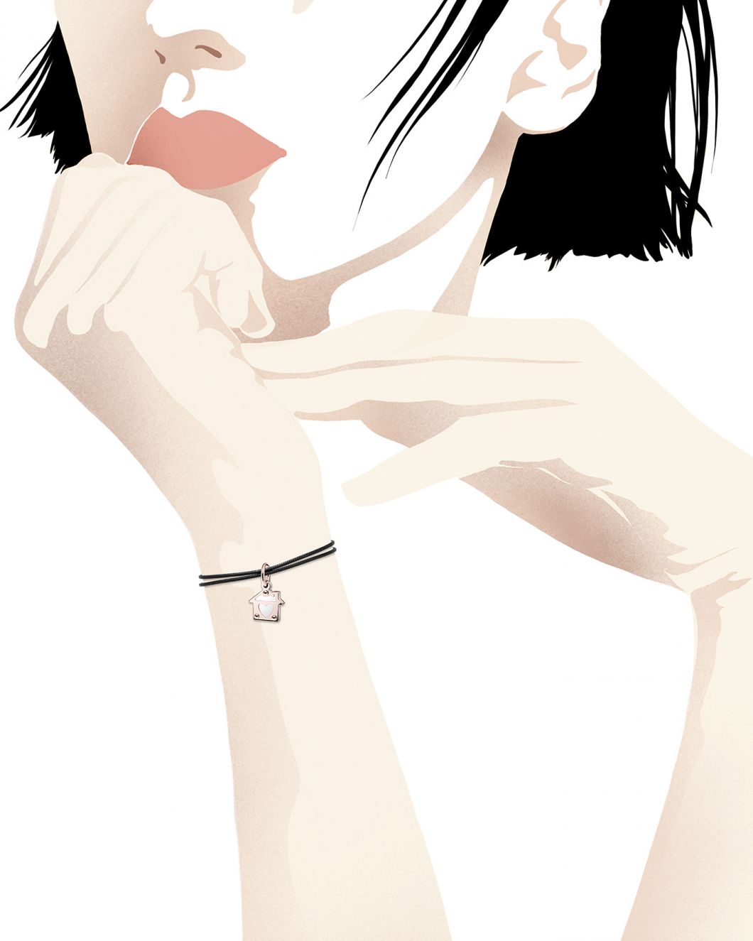 LOVE CHARM ARGENTO CASETTA - Simmi Gioiellerie -Ciondolo