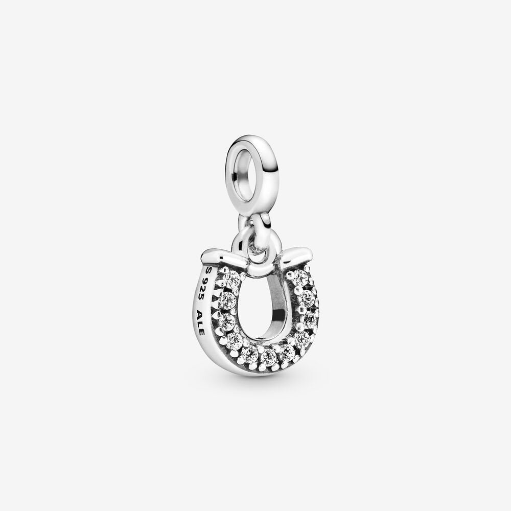 Mini Charm pendente Il mio ferro di cavallo portafortuna - 798379CZ - Simmi Gioiellerie -Clip