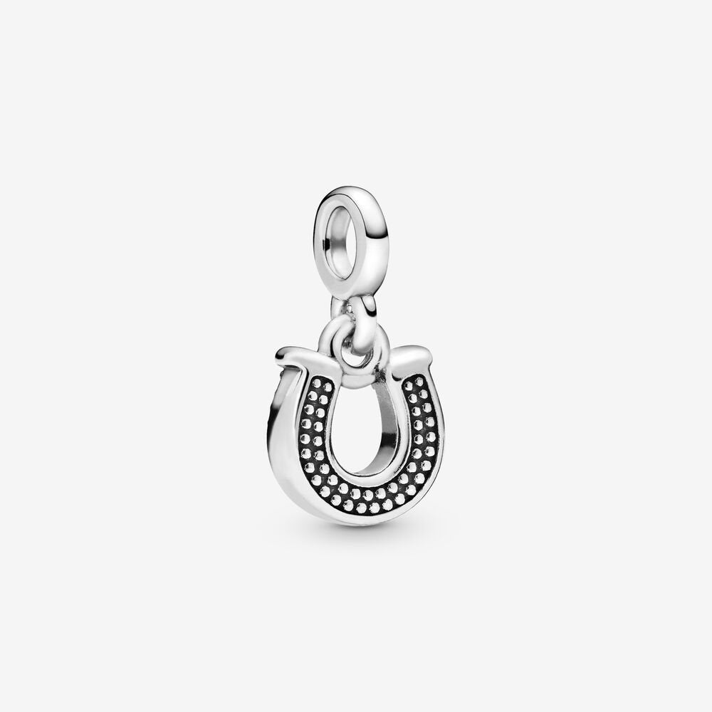 Mini Charm pendente Il mio ferro di cavallo portafortuna - 798379CZ - Simmi Gioiellerie -Clip