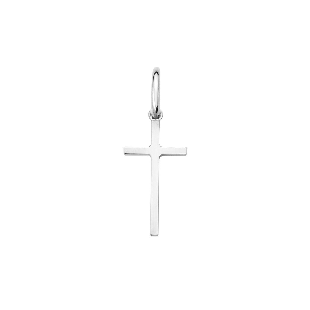 Monorecchino Croce Rodio - ORMOCRB3 - Simmi Gioiellerie -Orecchini