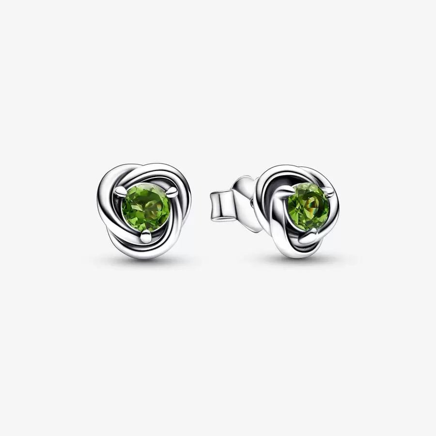 Orecchini a lobo Cerchi Eterni Verde Primavera - 292334C03 - Simmi Gioiellerie -Orecchini