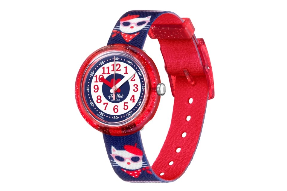 Orologio da bambino solo tempo Flik Flak - CATITUDE - ZFPNP065 - Simmi Gioiellerie -