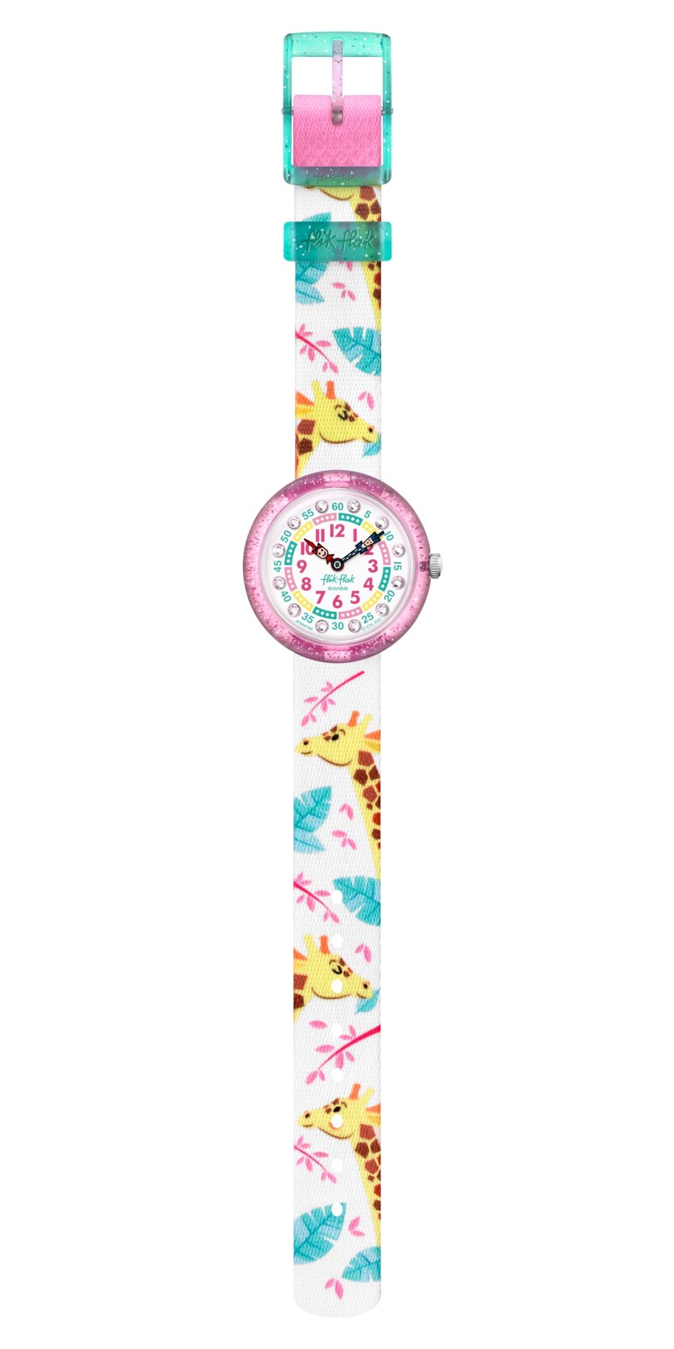 Orologio da bambino solo tempo Flik Flak - GIRAFFIC PARK - FBNP169 - Simmi Gioiellerie -Orologi