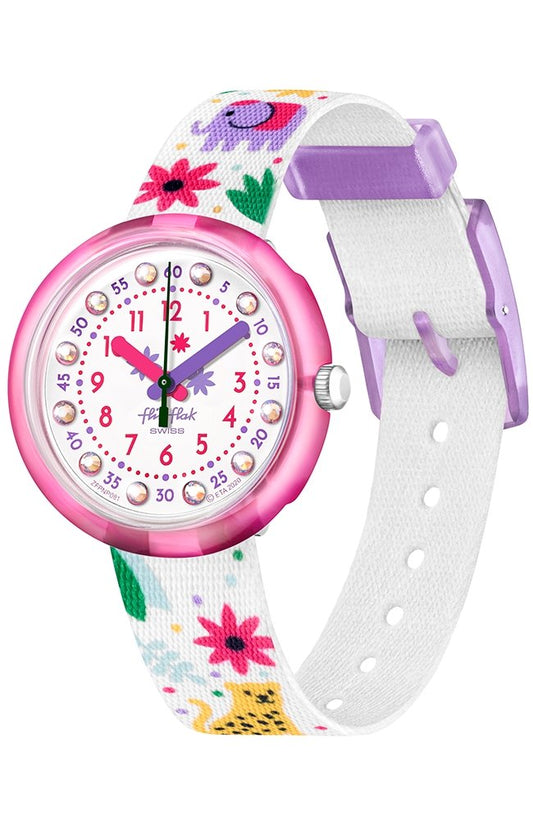 Orologio da bambino solo tempo Flik Flak TROPICALIA - FPNP081 - Simmi Gioiellerie -Orologi