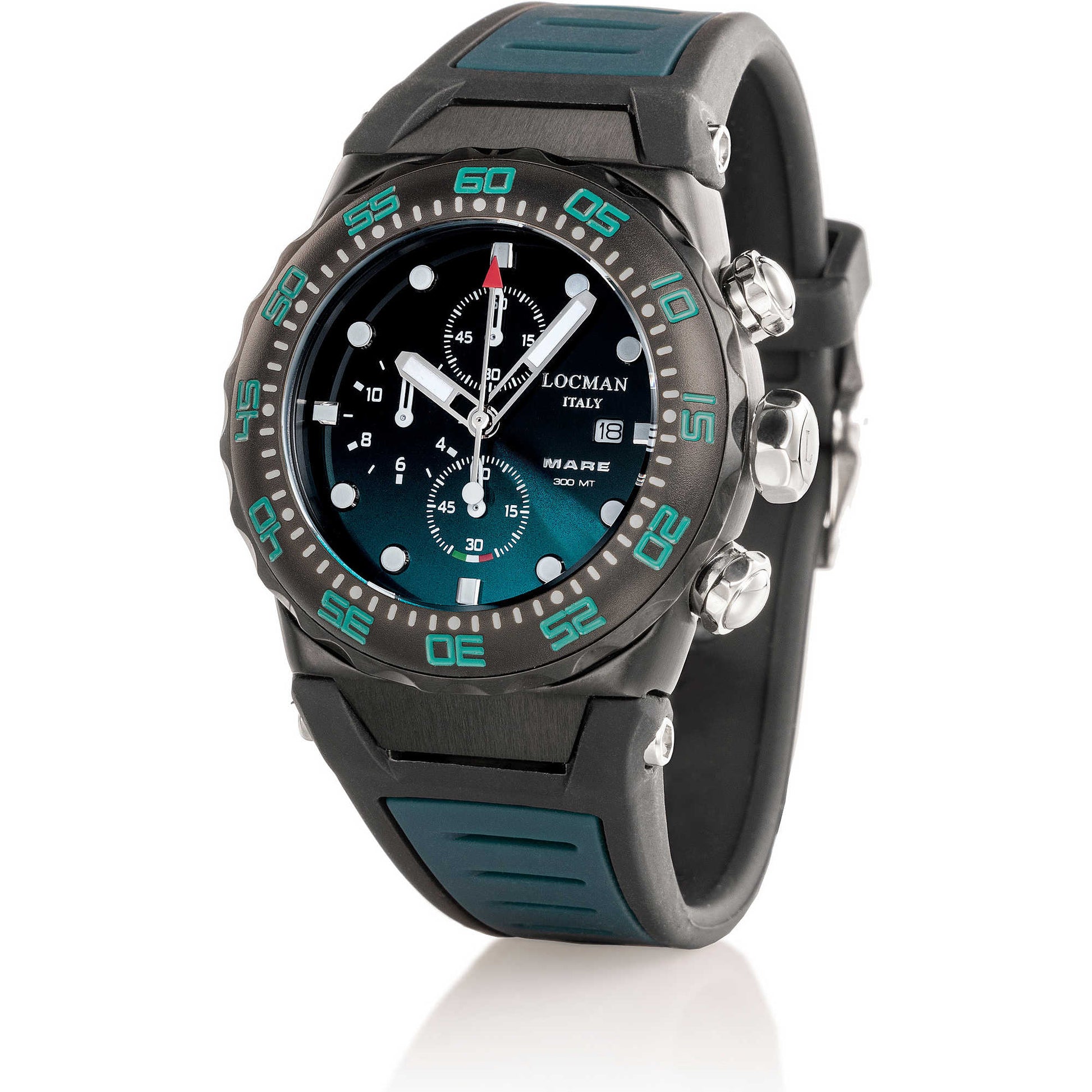 Orologio da uomo cronografo Locman Mare 0560K26A-BKKLNKSL2 - Simmi Gioiellerie -Orologi