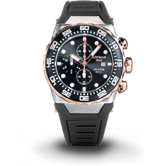Orologio da uomo cronografo Locman mare - 0560M01R0RBKRGSK2 - Simmi Gioiellerie -Orologi