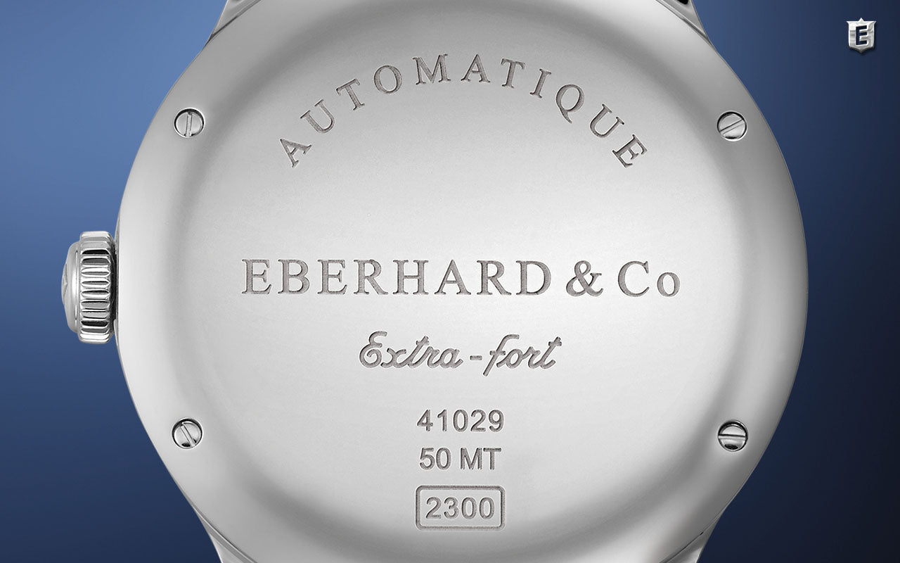 Orologio da uomo solo tempo automatico Eberhard & Co. - EXTRA FORT ACIER - 41029.5 - Simmi Gioiellerie -Orologi