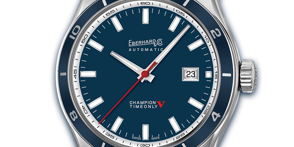 Orologio da uomo solo tempo Eberhard & Co. - CHAMPION V TIMEONLY - 41031.3 - Simmi Gioiellerie -Orologi