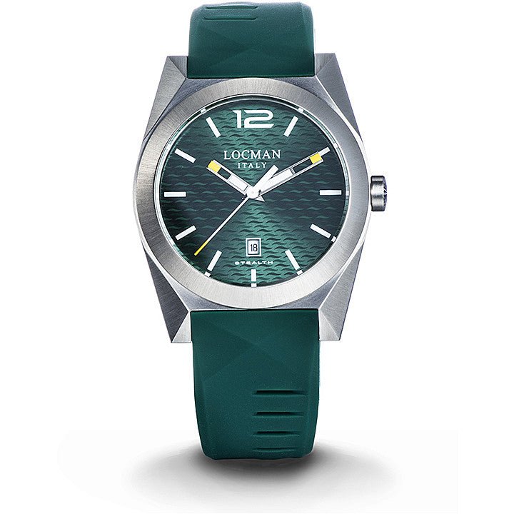 Orologio Locman solo tempo uomo Nuovo Stealth 0810A03S-00GRWHSG - Simmi Gioiellerie -Orologi