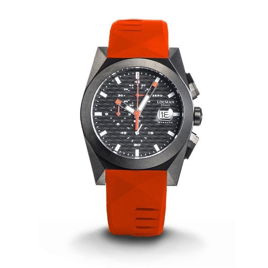 Orologio Locman Stealth Cronograph 0812K01S-BKBKRDSR - Simmi Gioiellerie -Orologi