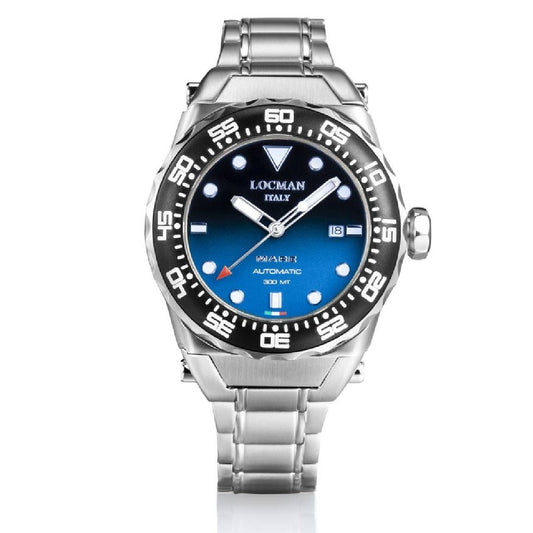 Orologio meccanico da uomo Locman Mare 300 MT - 0559A24A-00KBNKB0 - Simmi Gioiellerie -Orologi