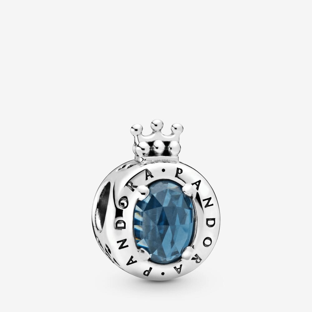 Pandora O Coronata Scintillante Blu - 798266NMB - Simmi Gioiellerie -Charm
