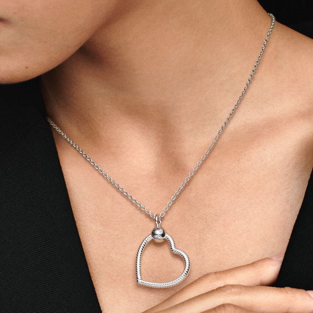 Pendente a cuore Pandora O Pandora Moments - 399384C00 - Simmi Gioiellerie -Collane