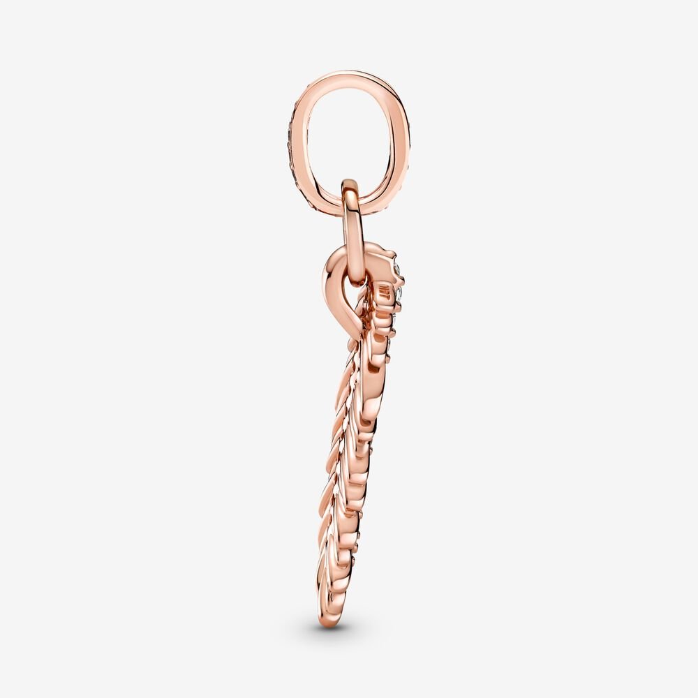 Pendente Piuma Luminosa - 789550C01 - Simmi Gioiellerie -Charm