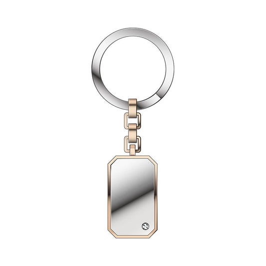 Portachiavi Zancan in Acciaio con Targhetta – EHP075 - Simmi Gioiellerie -Portachiavi