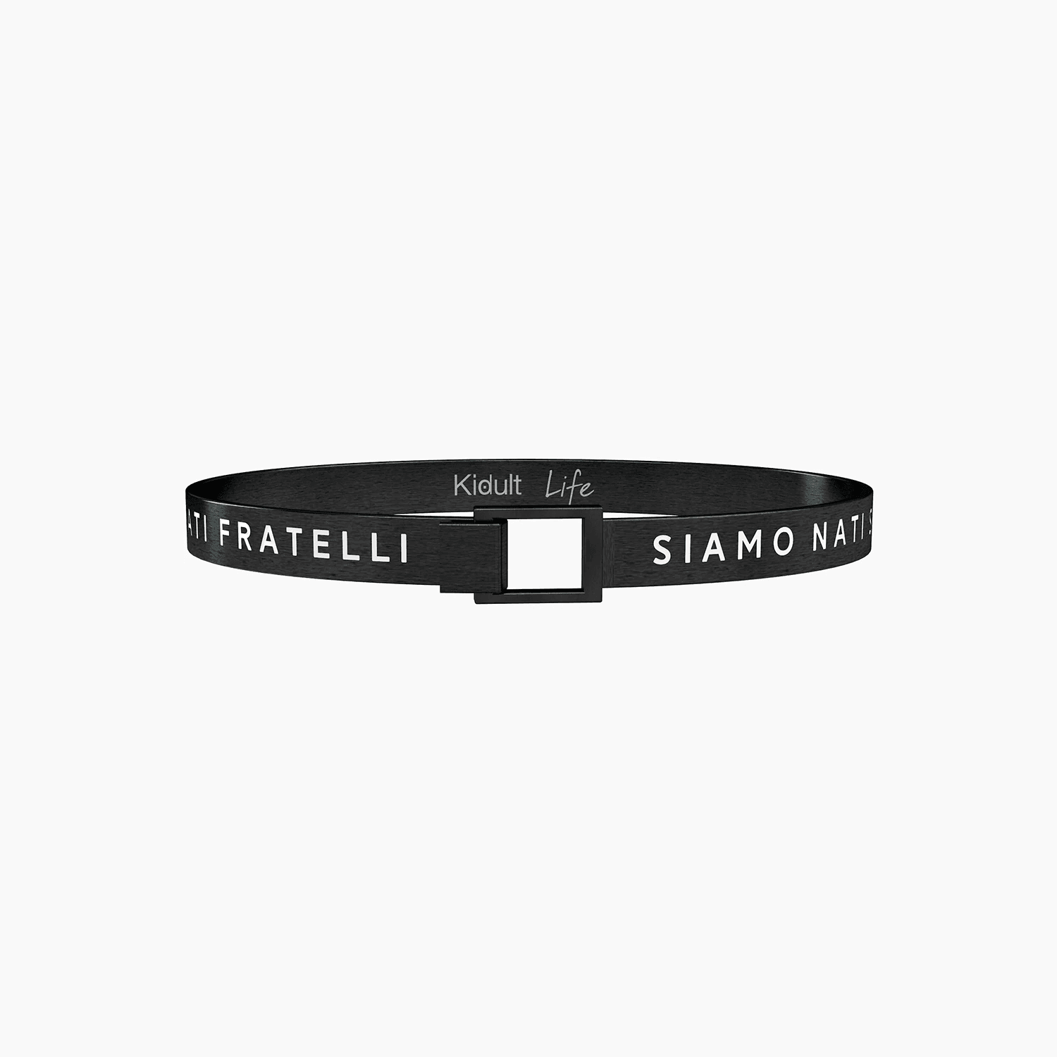 KIDULT - Bracciale Uomo - Siamo Nati Soli, Siamo Cresciuti KIDULT - Bracciale Uomo - Siamo Nati Soli, Siamo Cresciuti