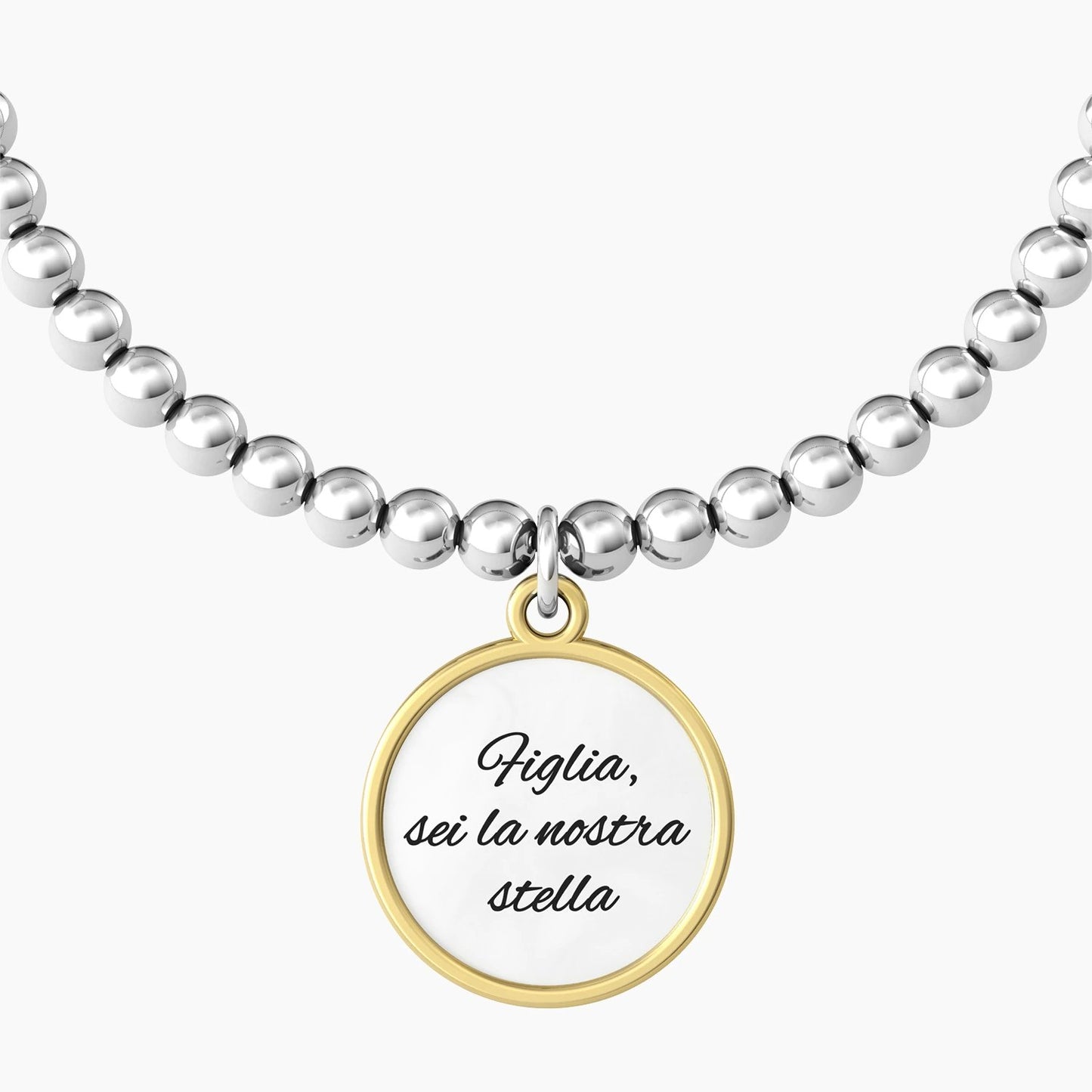 STELLA | FIGLIA Sei la luce che illumina la nostra vita, il sole che ci rende felici ogni giorno. Figlia, sei la nostra stella. - 731928 - Simmi Gioiellerie -Bracciali