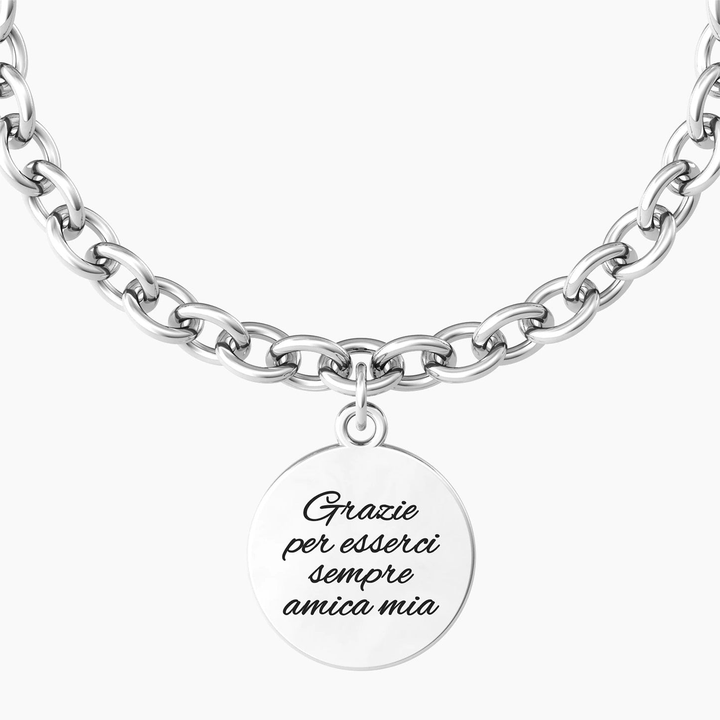 STELLA | GRAZIE AMICA Sei una mano tesa, una preziosa consigliera, una spalla su cui piangere e una complice con cui ridere. Grazie per esserci sempre amica mia. - 731961 - Simmi Gioiellerie -Bracciali
