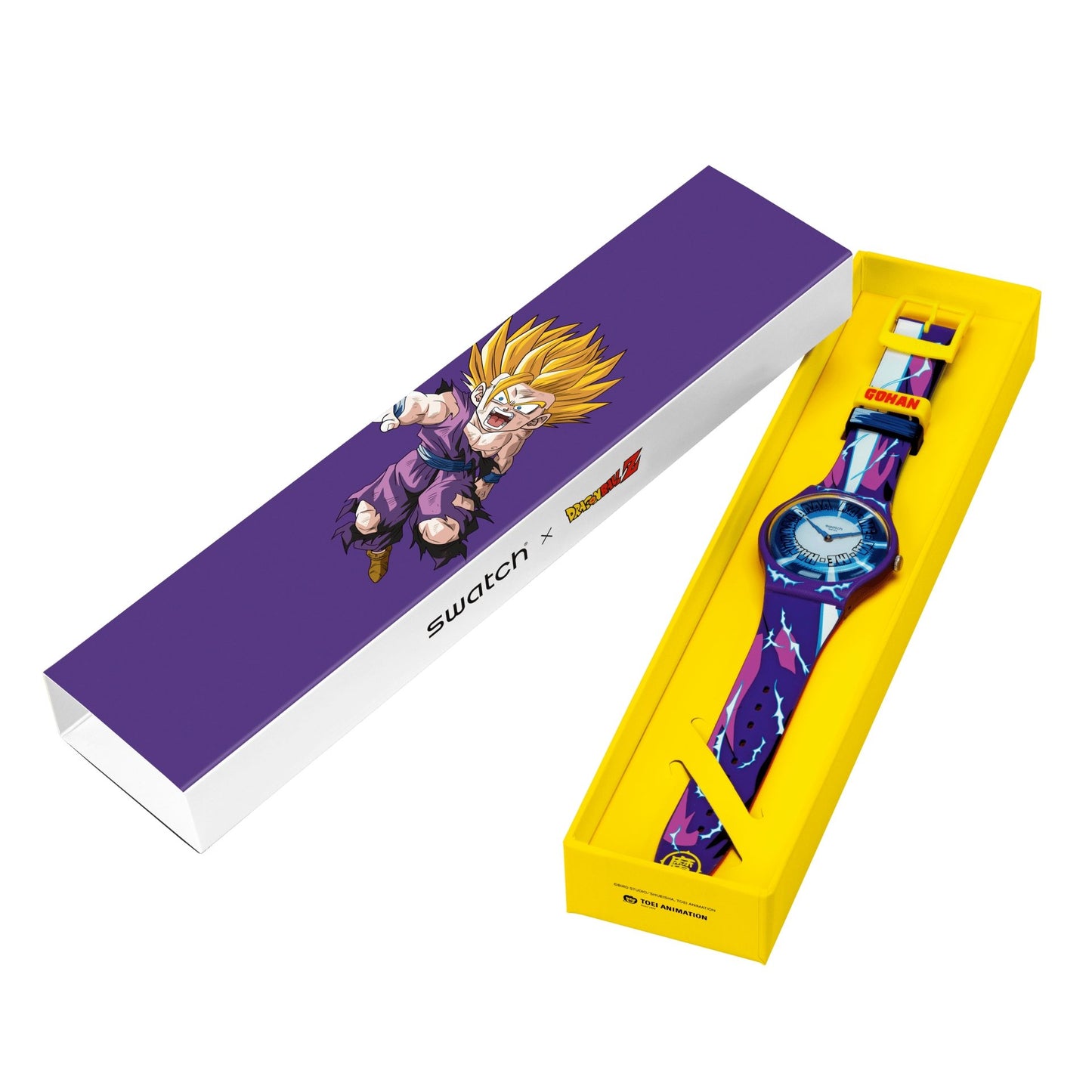 SWATCH X DRAGONBALL Z GOHAN X SWATCH - SUOZ345 - Simmi Gioiellerie -Orologi