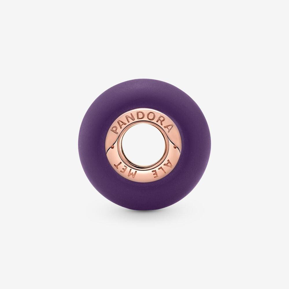Vetro di Murano Viola Opaco - 789547C00 - Simmi Gioiellerie -Charm