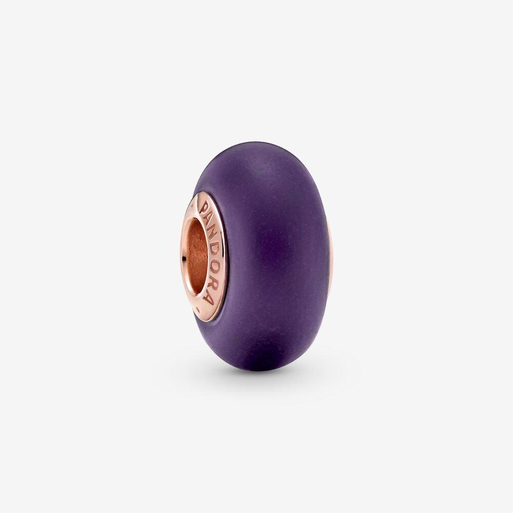Vetro di Murano Viola Opaco - 789547C00 - Simmi Gioiellerie -Charm