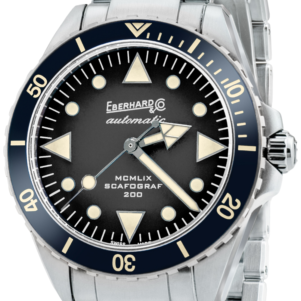 Orologio da uomo Eberhard SCAFOGRAF 200 MCMLIX - 41047.01 CA2C