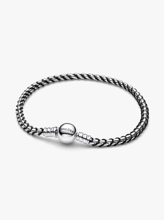 Bracciale Intreccio Tessuto Nero - 593816C02