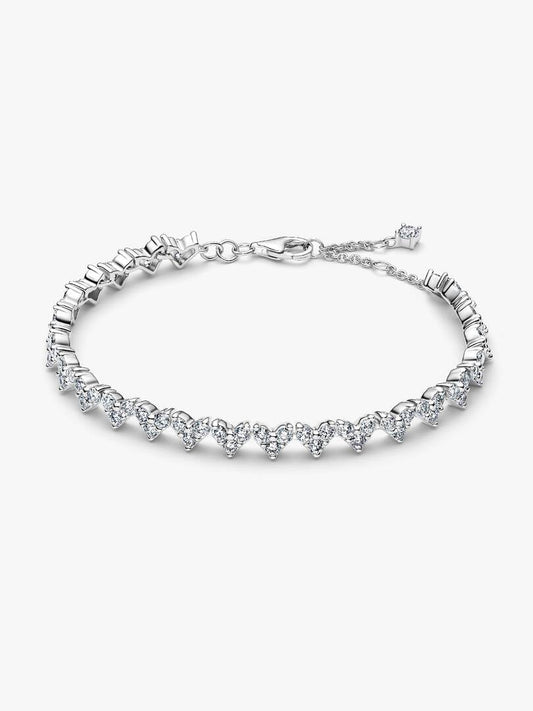 Bracciale Cuori con Tre Pietre - 594390C01