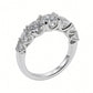 Anello Sette Pietre Dégradé con Diamanti in Oro Bianco 18 Carati – Simmi Gioielli
