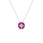 Collana Aura Rosso Ciliegia in Argento - CLPKABCIZ