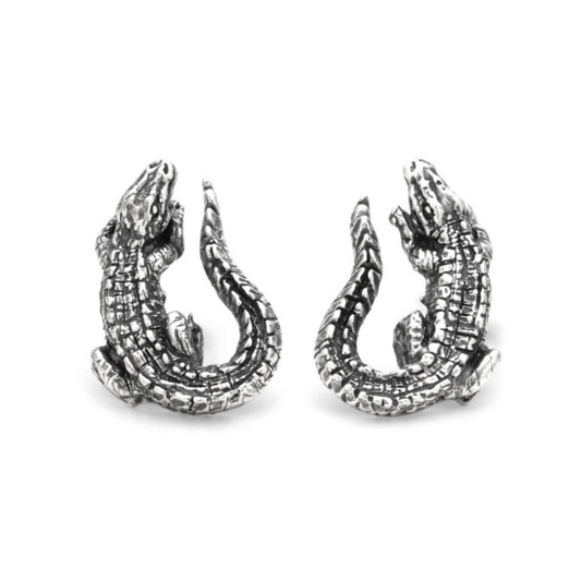 Orecchini donna Bottone Coccodrillo - 12267
